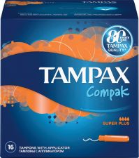Тампоны TAMPAX Compack Super Plus с аппликатором 16шт
